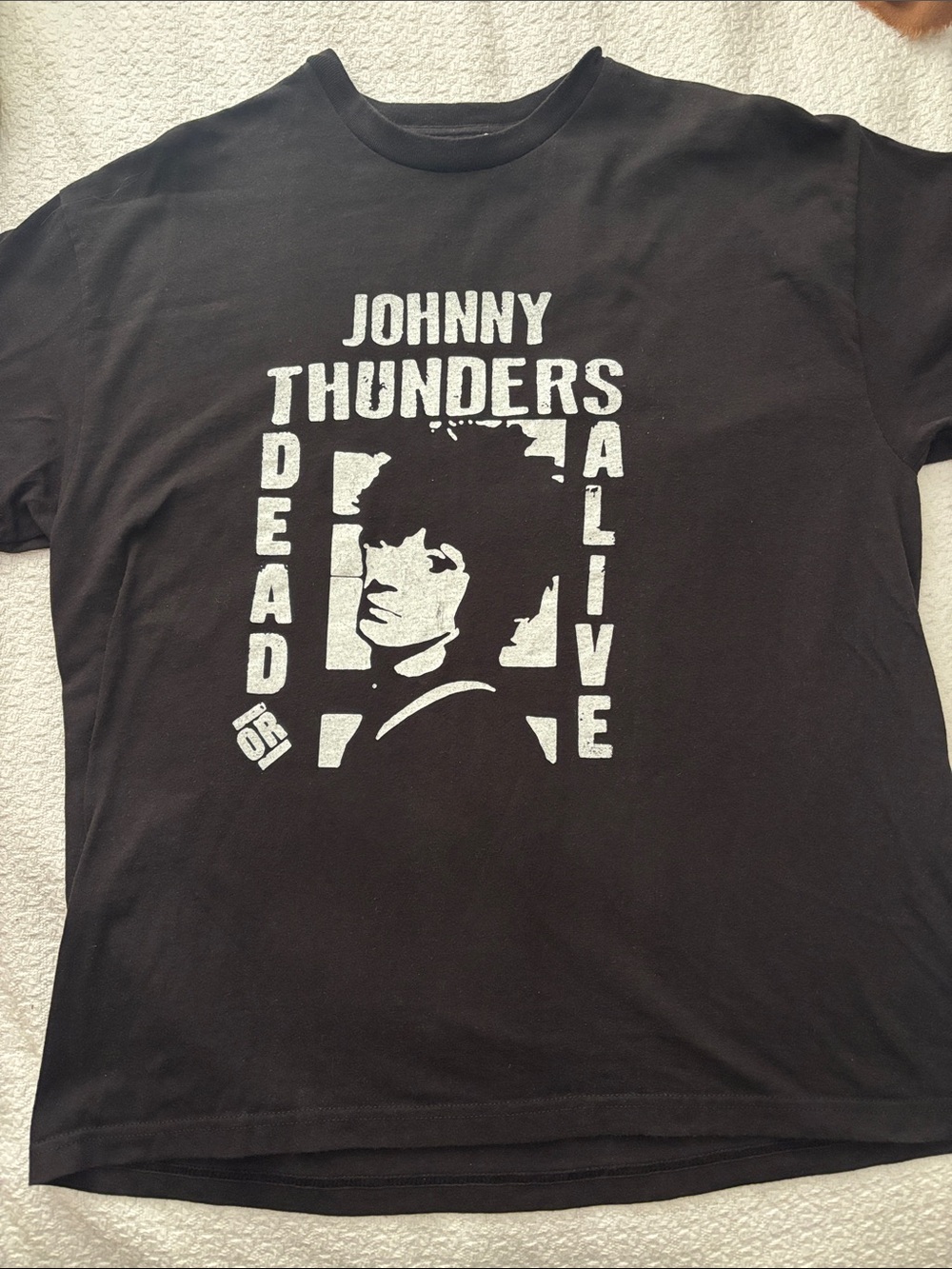 Johnny Thunders NEW YORK DOLLS Dead or Alive UNISEX Shirt GLAM ROCK